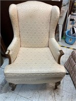 Ivory Wingback Chair