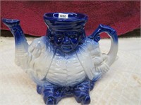Antique Cobalt Blue Tea Pot