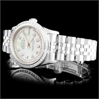 Diamond 31mm Rolex DateJust SS Watch