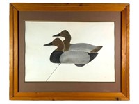 Original Aquatint Etching, Wild Duck Decoys