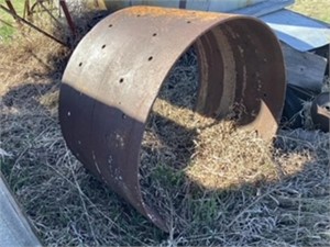 Large steel ring suitable for fire pit. Approx