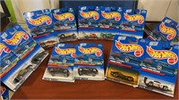 12 New Hot wheels New on card includes 1-4 Future