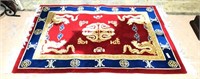 Topaz Oriental Rug with Dragon Design