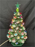 11" CERAMIC CHRISTMAS TREE - M.F.- 78/73