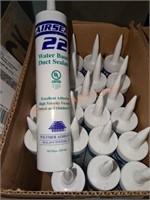 Box lot of 23 airseal water based duct sealant