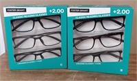 (4) 3-Pk Foster Grant Fashion Reading Glasses