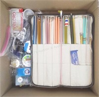 Assorted Jewelry Making Supplies, Knitting Needles