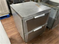Randell Stainless Steel 2-Door Refrigerated Prep