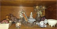Estate lot of glassware and collectibles
