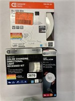 Lot of Assorted Commercial Electric Lighting