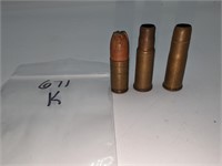 3 Pc. Antique Cartridges
