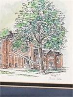 Donna Cole   School House   Signed    12 X 14