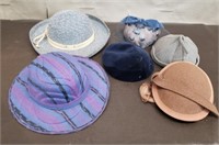 Lot of Vintage Ladies Hats