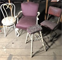 Upholstered Chairs & stool