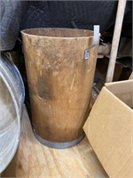 Wood barrel no lid