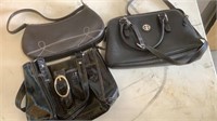 (3) Name Brand Fashion Purses