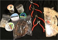 Jewelry Wire, Pliers Set, Chain,  Copper Etc