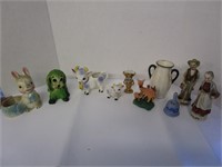 Pottery selection; some Japan items