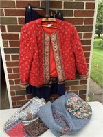 Vera Bradley jacket & skirt, assorted bags