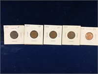 1930's Canadian Pennies