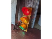 Plastic Full Size Stop Light, Lights Up