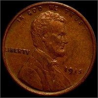 1915 Lincoln Wheat Penny NEARLY UNCIRCULATED