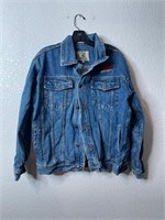 Vintage Terrible Herbst Motorsports Denim Jacket