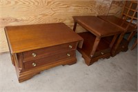 BROYHILL COFFEE TABLE & 2 END TABLES