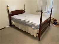 Bed Set and Dresser with Mirror