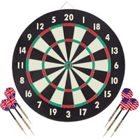 Paper Wound Dart Board – Indoor Hanging 20-Point D