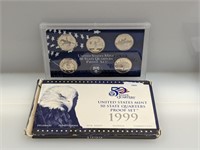 1999 US Mint State Quarters Proof Set
