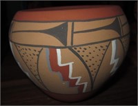4.5" Diameter Jemez Pueblo Ceramic Bowl