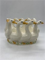 Holland Mold Ceramic Ducks in Circle - Gaggle of