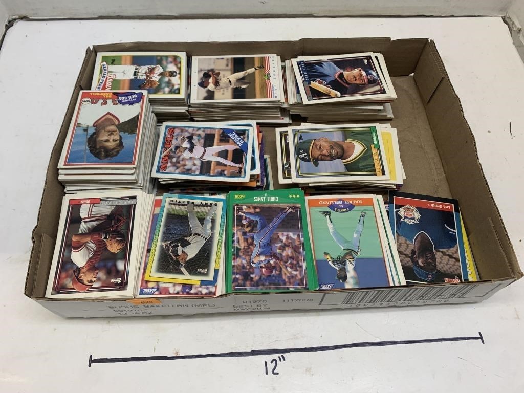 Flat of Baseball Cards