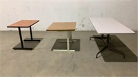 (Qty -3) Assorted Herman Miller Tables-
