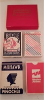 Assorted Decks of Playing Cards - American