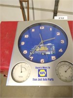 Napa Battery Operated Clock/Temp/Barometer
