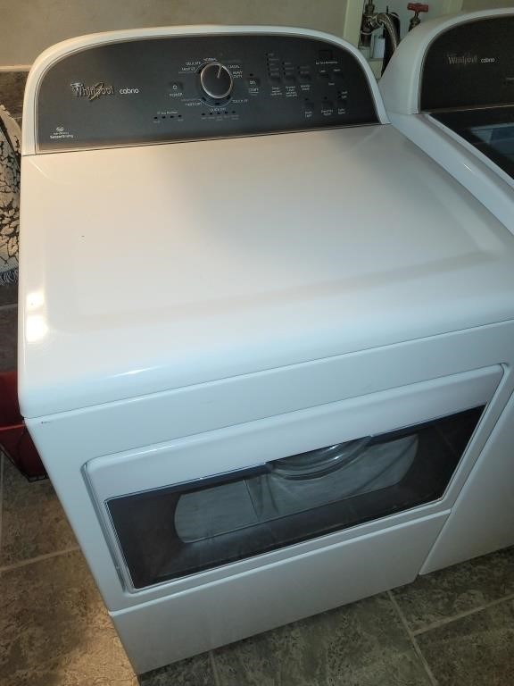 Propane Whirlpool Cabrio dryer