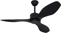 Goozegg 48-inch Ceiling Fan, Black