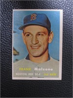 1957 TOPPS #357 FRANK MALZONE RED SOX