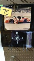 NASCAR clock collectible