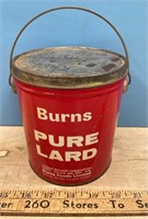 Burns 3lb Lard Tin