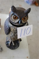 BOBBLE HEAD GARDEN OWL DECOY LARGE