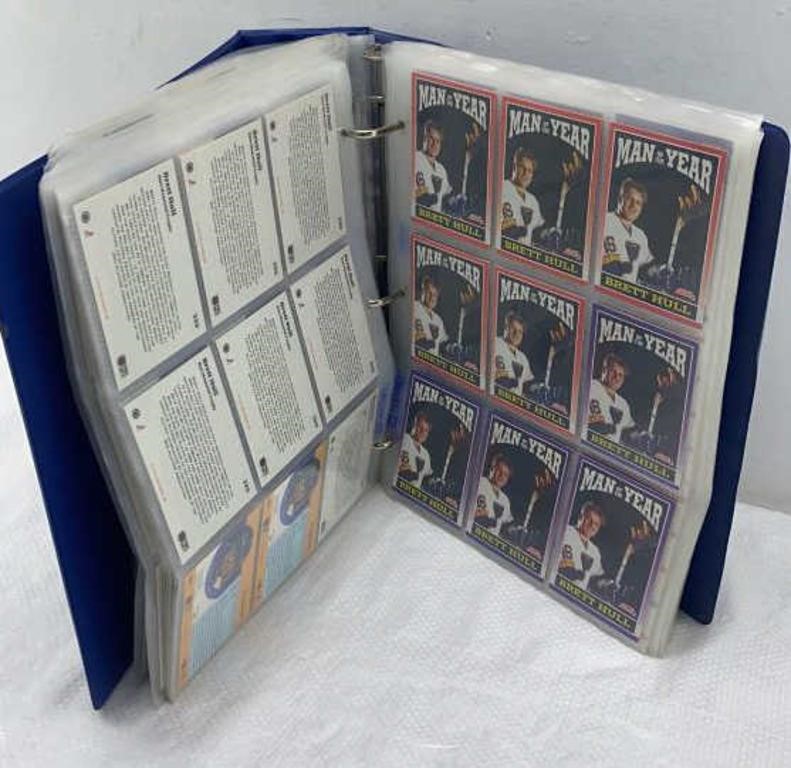 Vintage Hockey cards in binder