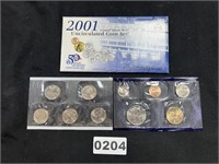 2001P US Mint Uncirculated Set