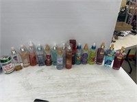 Lot of perfume includes brands like Bath & Body
