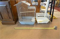 2 BIRD CAGES