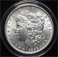 1896 Morgan Silver Dollar BU in Capsule