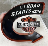 18" by 18” Harley Davidson Metal Sign