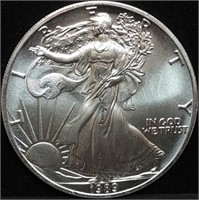 1989 1oz Silver Eagle Gem BU
